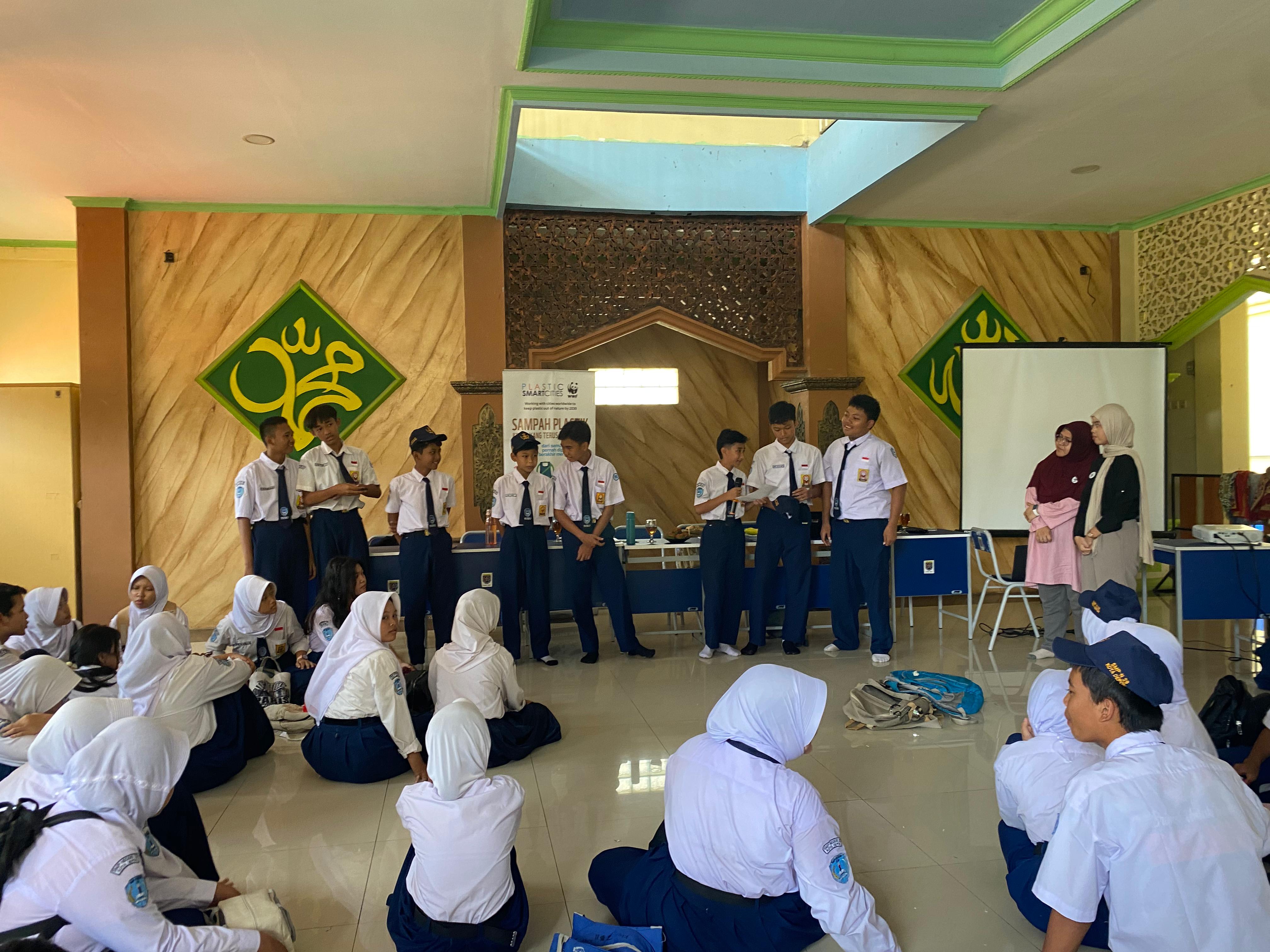 Sosialisasi ZWS di SMPN 29 Depok