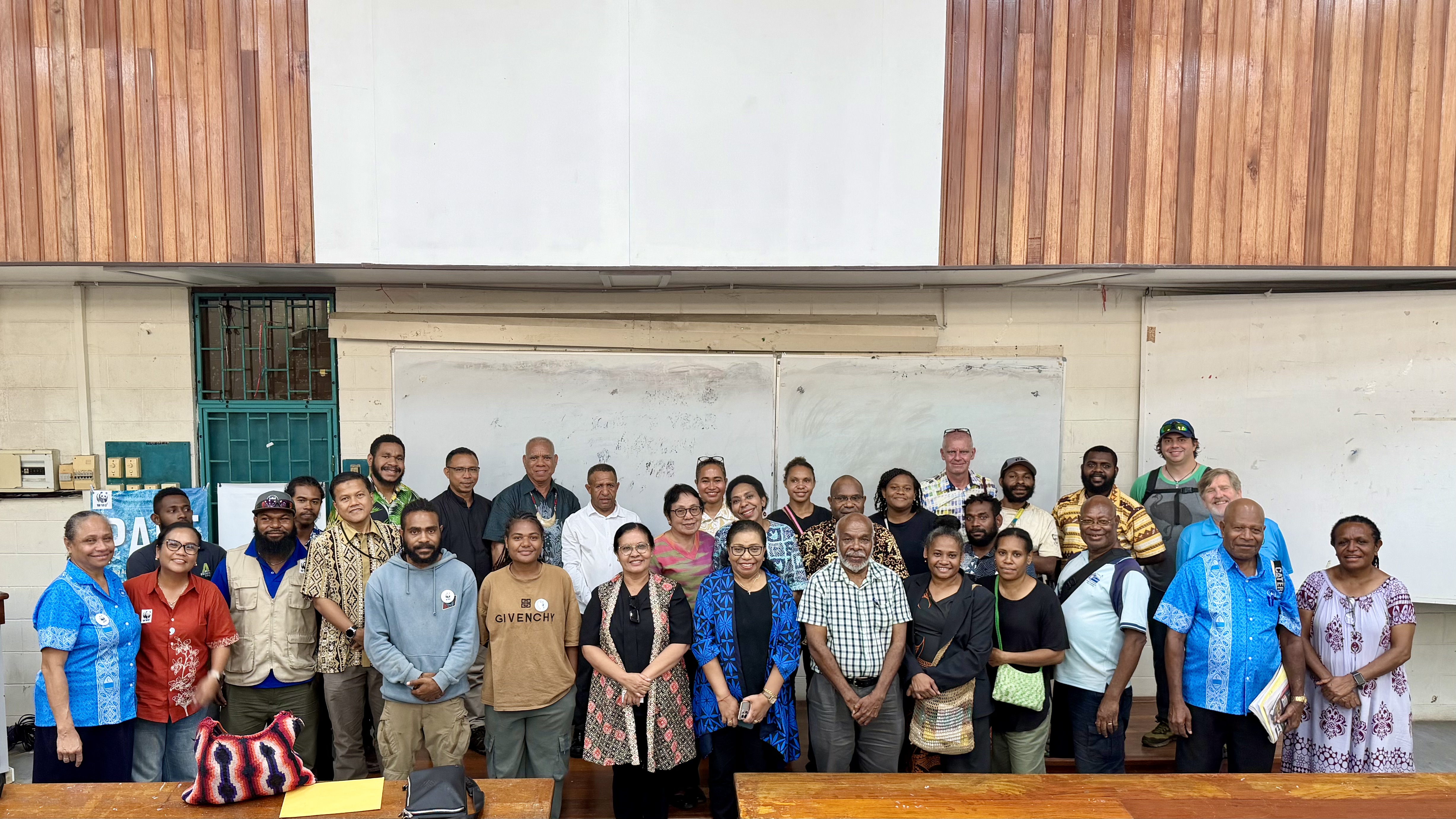 Photo with the Guest Lecture held at the University of Papua New Guinea (UPNG) Theater Building, which is part of a series of PACE activities. Friday (15/5/2026).